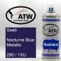 Preview: Saab, Nocturne Blue Metallic, 290 / 1XU: 400ml Sprühdose, von ATW Autoteile West.